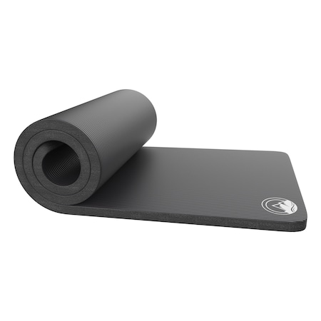 Wakeman Foam Sleeping Pad for Camping - Waterproof Sleep Pad with Carry Straps by Outdoors Black 75-CMP1098